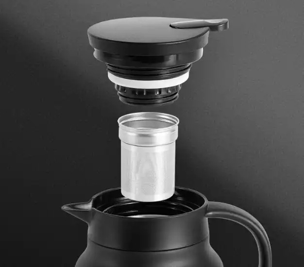 Bình Pha Trà Giữ Nhiệt 1000ml - Có Lõi lọc Trà, Chất Liệu Inox 316, Ấm Pha Trà Giữ Nhiệt 1000ml