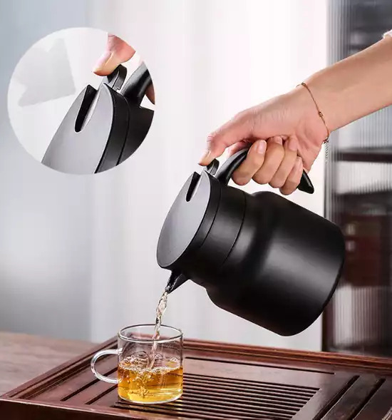Bình Pha Trà Giữ Nhiệt 1000ml - Có Lõi lọc Trà, Chất Liệu Inox 316, Ấm Pha Trà Giữ Nhiệt 1000ml